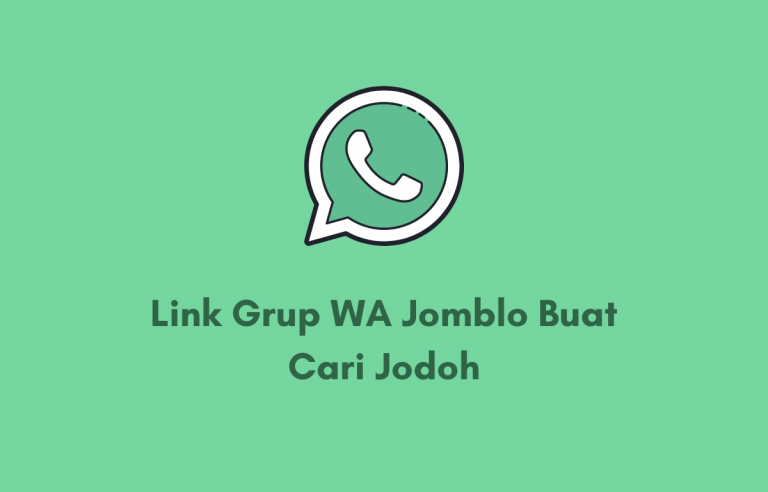 Link Grup Whatsapp Jomblo