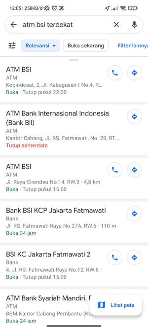 ATM Bank BSI Terdekat dari Lokasi Saya Sekarang