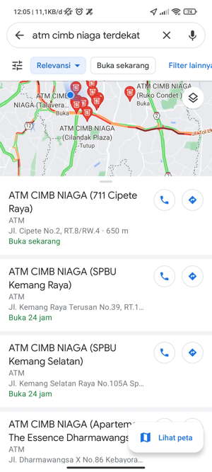 ATM Bank Cimb Niaga Terdekat dari Lokasi Saya Sekarang