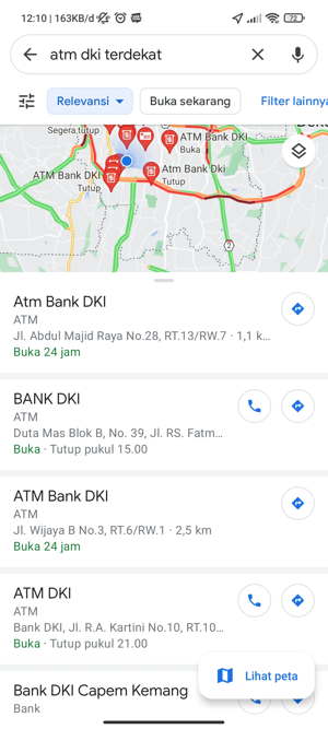 ATM Bank DKI Terdekat dari Lokasi Saya Sekarang