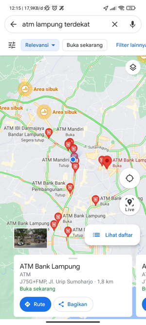 ATM Bank Lampung Terdekat dari Lokasi Saya Sekarang