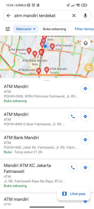 ATM Bank Mandiri Terdekat dari Lokasi Saya Sekarang